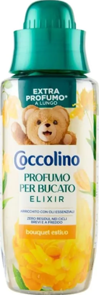 3 PZ COCCOLINO PROFUMO PER BUCATO ELIXIR FIORI DI TIARE' E FRUTTI ROSSI 342ML - Immagine 7