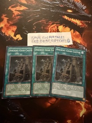 3x Ancient Gear Castle Random Set/Edition/Rarität YuGiOh! Karten Kombiporto!