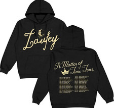 Laufey Merch Store A Matter Of Time Tour 2025 2 Sided Hoodie