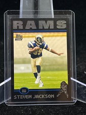 2004 TOPPS STEVEN JACKSON #325 ROOKIE BLACK VARIANT #'d 32/150