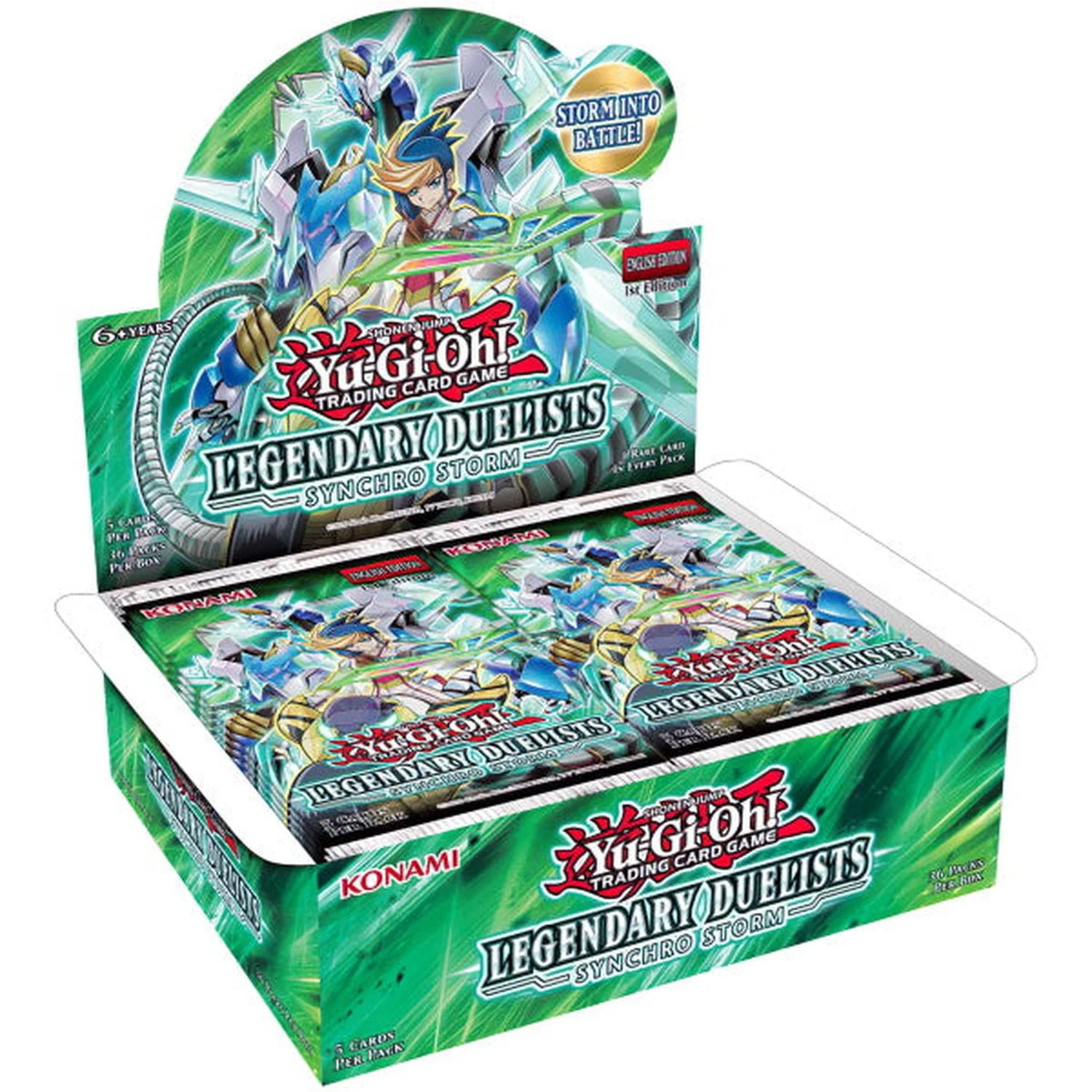 Yu-Gi-Oh TCG Демонстрационная коробка синхро-штормового усилителя легендарных дуэлянтов - 36 упаковок 7990₽