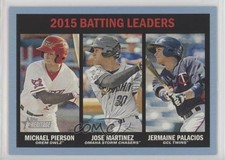 2016 Heritage Minor League Edition Blue 5/99 Michael Pierson Jose Martinez 0aa