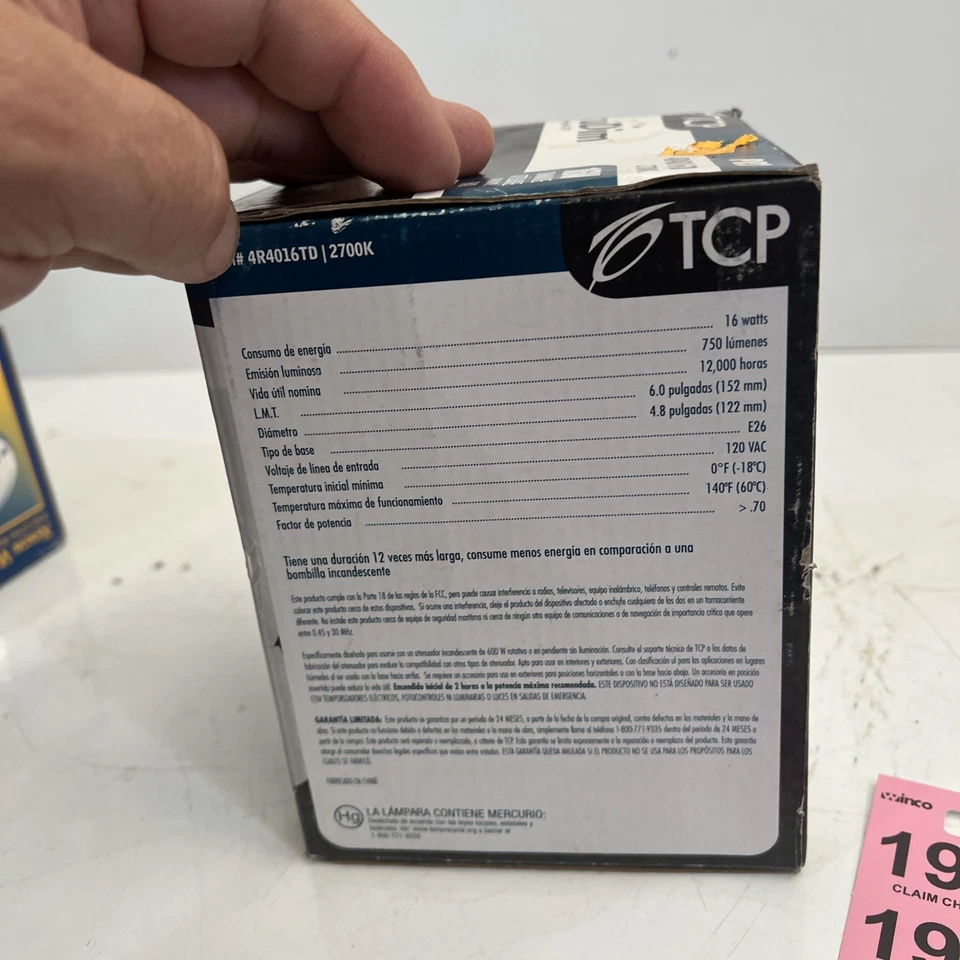 TCP 4R4016TD TruDim Light Bulb 16W 120V 2700K Dimmable - Image 4 of 4