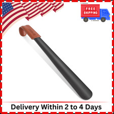  Extra Long Shoe Horn Long Handle Metal Long Shoehorn for Boots Men Women 16.5"