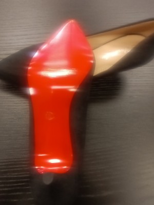 Her style Black Low Heed Red Bottom
