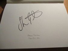 SIGNED SHAUN GOATER BERMUDA ROTHERHAM MAN CITY BRISTOL CITY READING SOUTHE