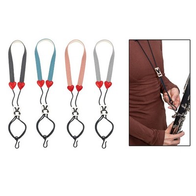 Bb Klarinette Umhängeband - ergonomisches Design für Kinder & Erwachsene, bequem & sicher