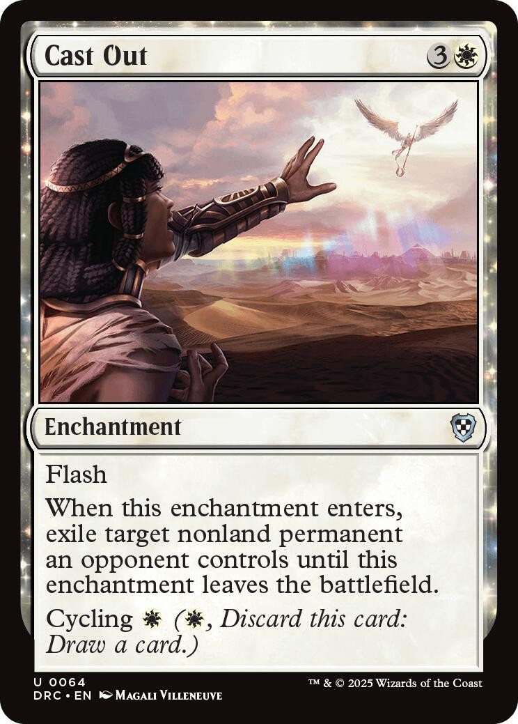 Cast Out #64 (LP) Commander: Aetherdrift (DRC) MTG