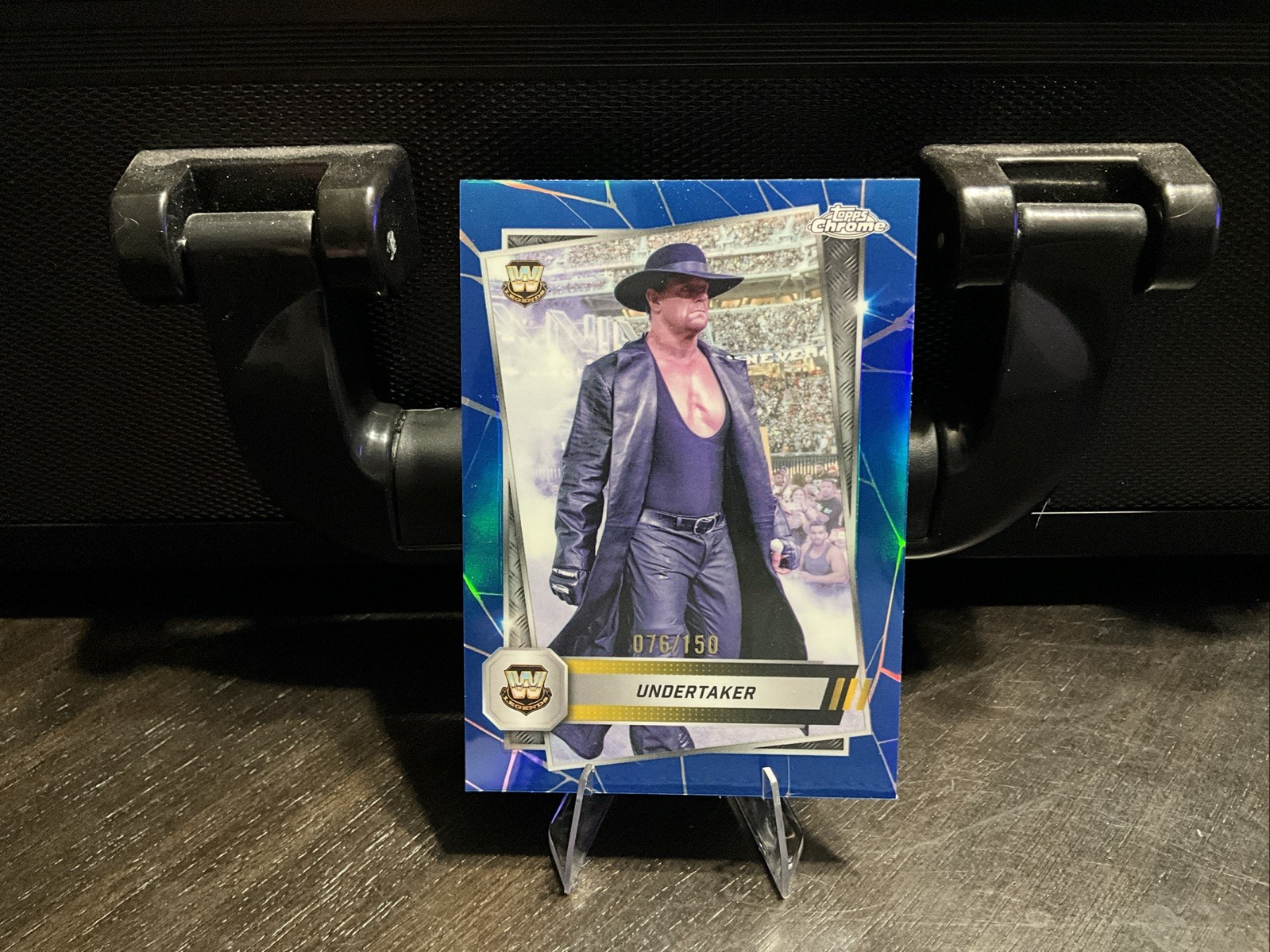 2025 Topps Chrome WWE - Undertaker #21 Blue Refractor /150