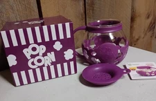 Ecolution Patented Micro-Pop Microwave Popcorn Popper w/ Temperature Safe Glass