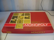 Vintage Parker Brothers1964 Monopoly Red Box Board Game Complete