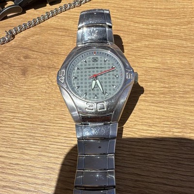 Smith & Wesson Quartz Analog 40mm Gray Dial SS Bracelet Watch 50m WR