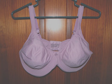 BALI PLUM PASSION FOR COMFORT BRA, UNDERWIRE, CLOTH LINING, SIZE 38 DD, 3383