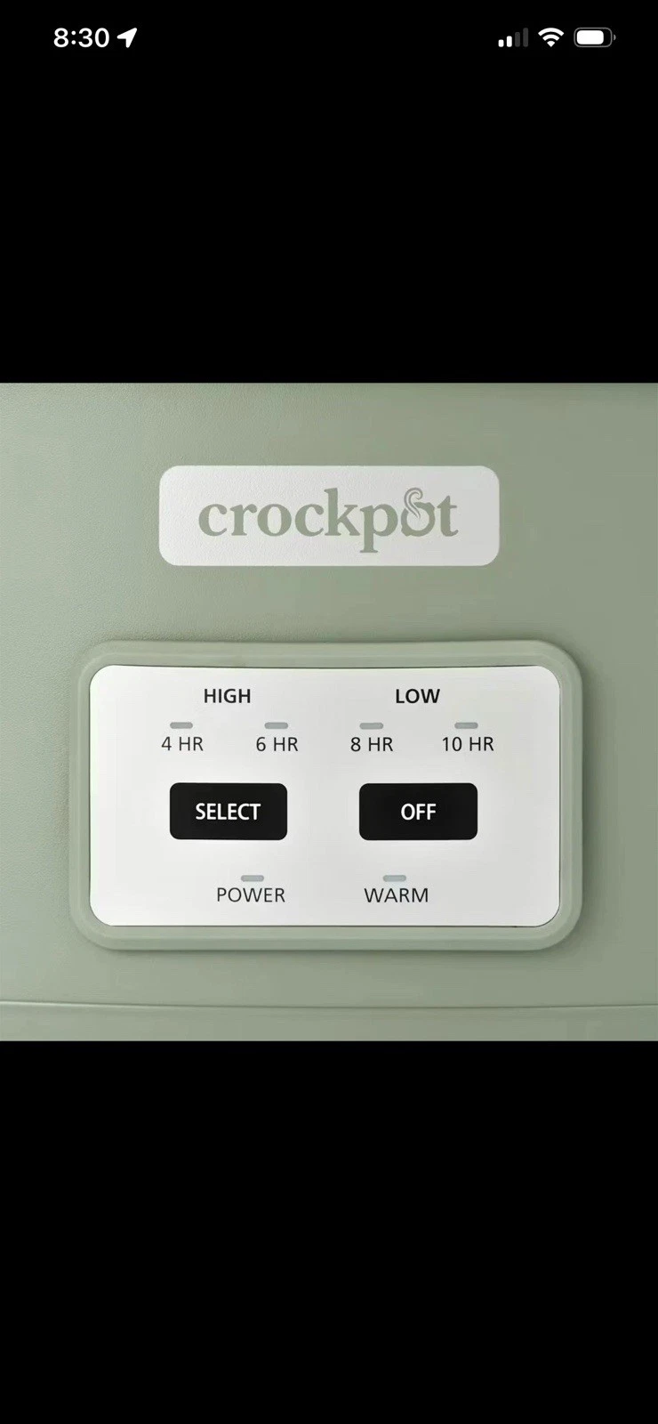 Crock Pot 6 Qt Cook and Carry Programmable Slow Cooker with Locking Lid, Green
Opens in a new window