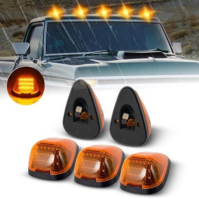 264142BK For 99-16 Ford F250 F350 F450 Super Duty LED Cab Roof Marker Lamp Amber