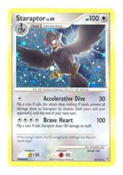 Staraptor 16/130 Diamond & Pearl Holo Rare