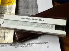Rechenschieber Aristo Darmstadt 867 U komplett mit Etui und Originalanleitung