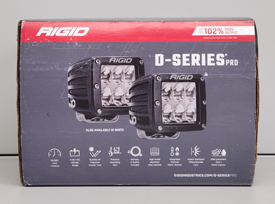 #ad Pair of 2 Rigid D Series Pro Specter Driving Pods LED Lights Black SM 502313 New $279.95