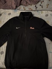 Nike Florida Gators 1/4 Zip Pullover Black Men  s Small Florida Script