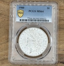 1900 P MORGAN DOLLAR PCGS MS64