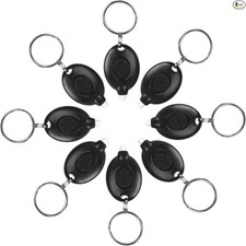 8-Pack, Mini LED Keychain Flashlight, Ultra Bright Battery Powered Key Ring L