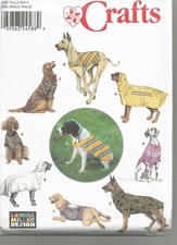 9520 Simplicity Sewing Pattern UNCUT Large Size Dog Coats Bathrobe Backpack Vest