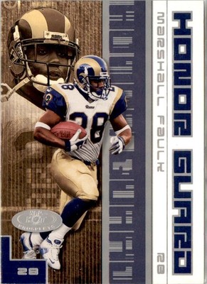 2001 Skybox Honor Guard Marshall Faulk St. Louis Rams #15