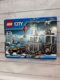 LEGO City 60130 Prison Island Retired Set w/ Original Box & Manuals RARE
