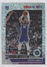 2019-20 Panini NBA Hoops Premium Stock Shimmer Prizm Justin James #244 0o69