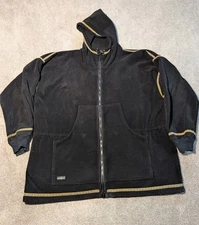 Wintergreen Northern Wear Jacket Mens XXL Black Fleece Polartec Coat Parka