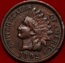 1892 Philadelphia Mint Indian Head Cent