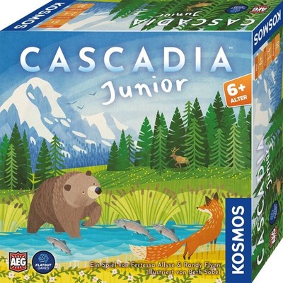 Cascadia Junior Gesellschaftsspiel für 2-4 Spielende ab 6 Jahren DE Neu + OVP