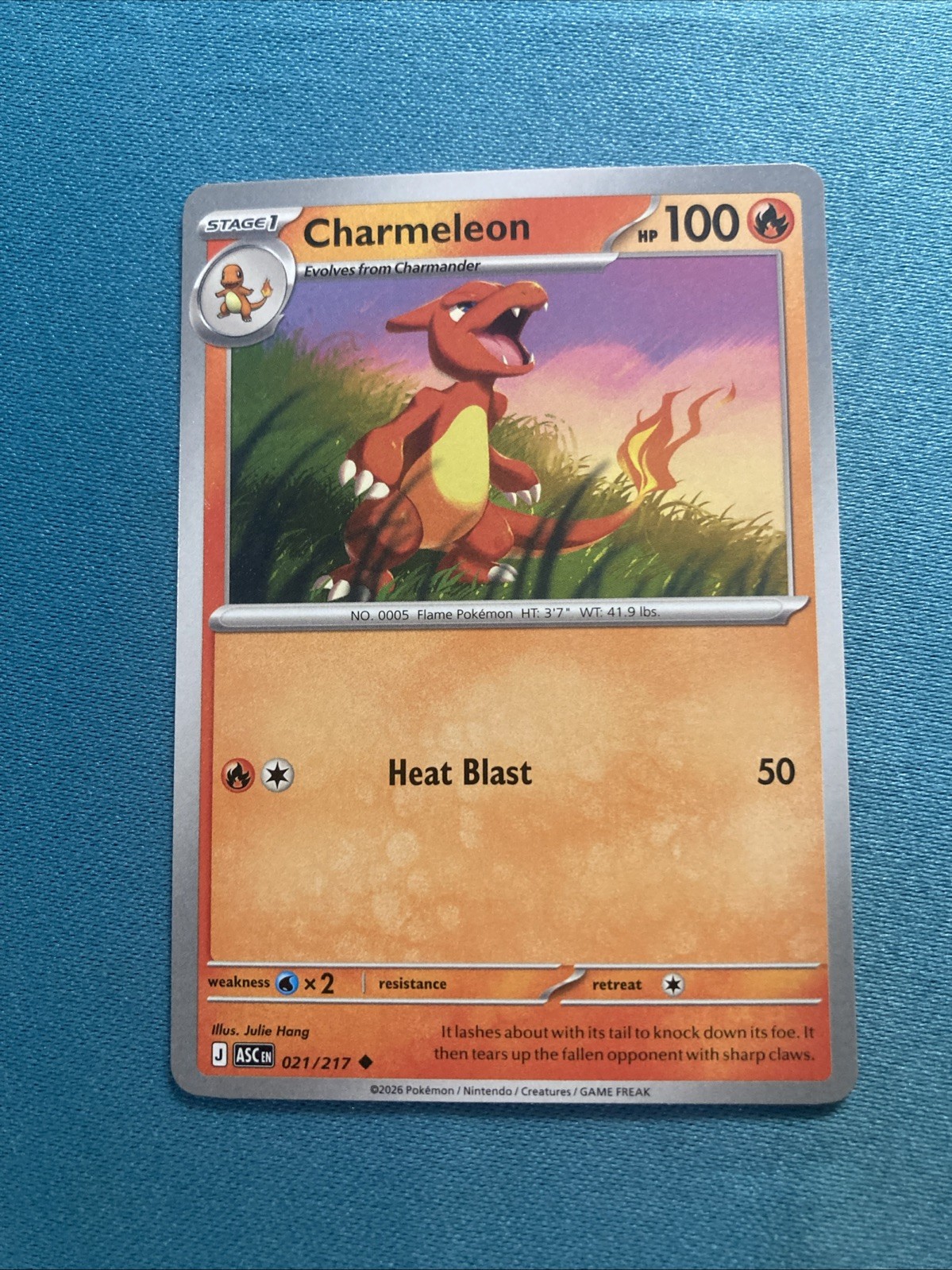 Charmeleon ME: Ascended Heroes 021/217 NM Normal Pokemon