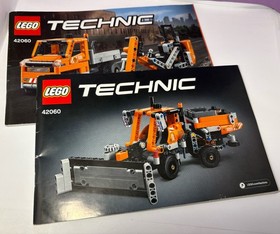 Lego Technic - 42060 - Roadwork Crew with instructions. (Missing 1 sticker)