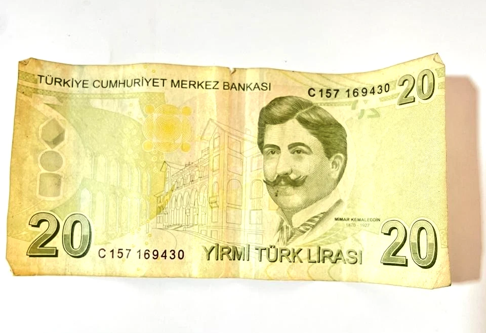 Rare Luxury Turkish 20 Lira 2009 TRY Atatürk Banknote E9 Mimar Kemaleddin - Image 2 of 4