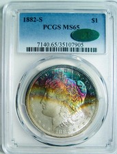 1878 8TF $1 VAM 14.1, Alligator Eye (Regular Strike) Morgan Dollar