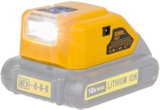 US Ship Dual USB Power Source Battery Adapter w/LED For DCB090 DCB091 For DEWALT