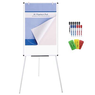 VIZ-PRO Magnetic Whiteboard Easel/Portable Dry Erase Board, 36 X 24 Inches,  With 
