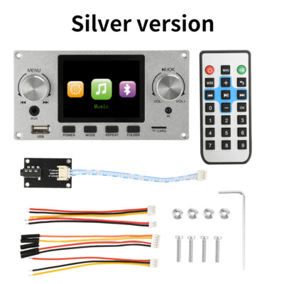 2.8inch IPS Bluetooth MP3 Decoder Board TF USB Car Amplifier Audio
