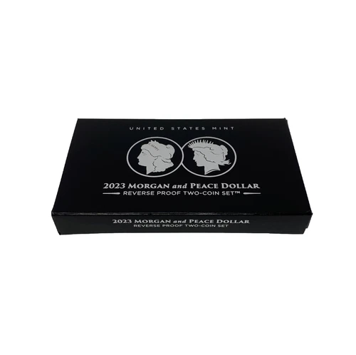 U.S. Mint 2023 Morgan & Peace Dollar Reverse Proof 2-Coin Set - 23XS