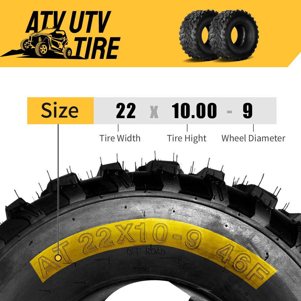 10 In Inner Tube Heavy Duty ATV/UTV Inner Tube - Fits 20x10-10, 20x11-10 & Similar Tire Sizes 20x10x8 Inner Tube - Foto 4