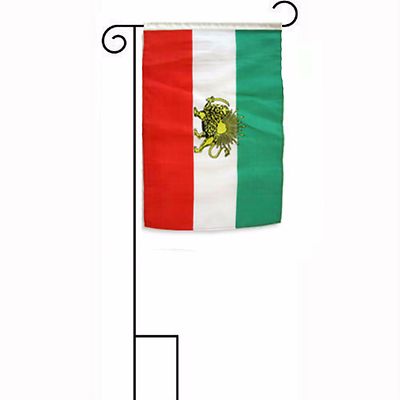 12x18 12''x18'' Iran Lion Sleeved w/ Garden Stand Flag