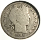elf Barber Half Dollar 1902  Gr1