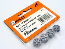 Kyosho DSlot43 DSP3060101 McLaren F1 GTR Complete Front  Rear Slot Car Wheels 