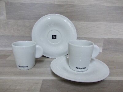 2er Set Espresso Tassen, Untertassen NESPRESSO Lim. Edition Professional  Coll. | eBay.de