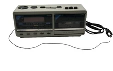 Working - Vintage SOUNDESIGN AM/FM Alarm Clock Radio Model 3826SGY