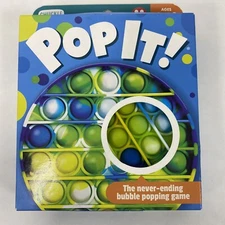 Chuckle & Roar Pop It! Blue-Green Tie Dye Bubble Popping and Sensory Game