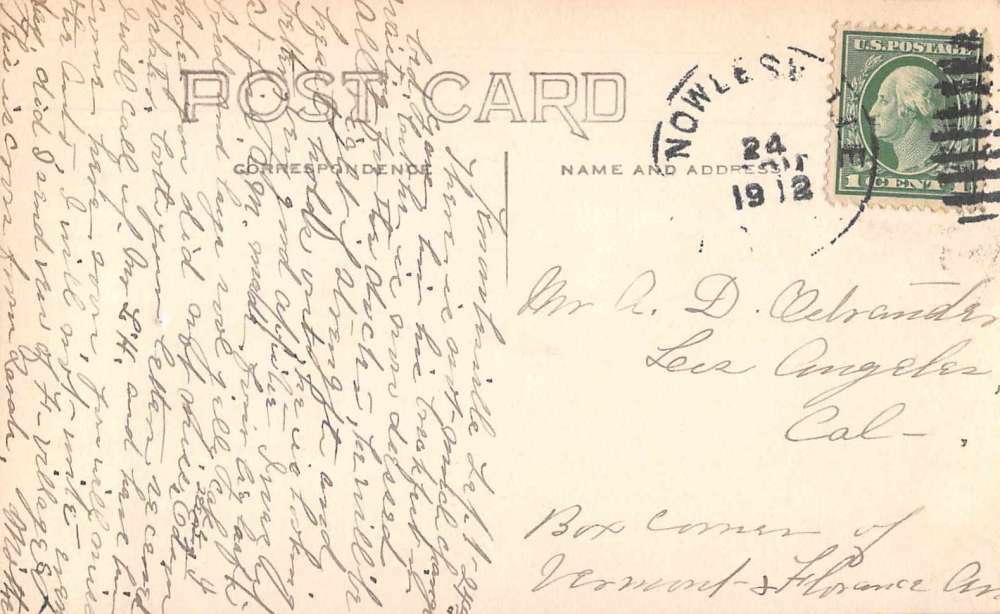 Knowlesville New York ? Residential Street Scene Real Photo Postcard