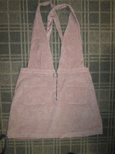 Wild Fable-ladies Size L 14-16 Pinafore Tunic Skirt Dress Vintage 80s Needlecord