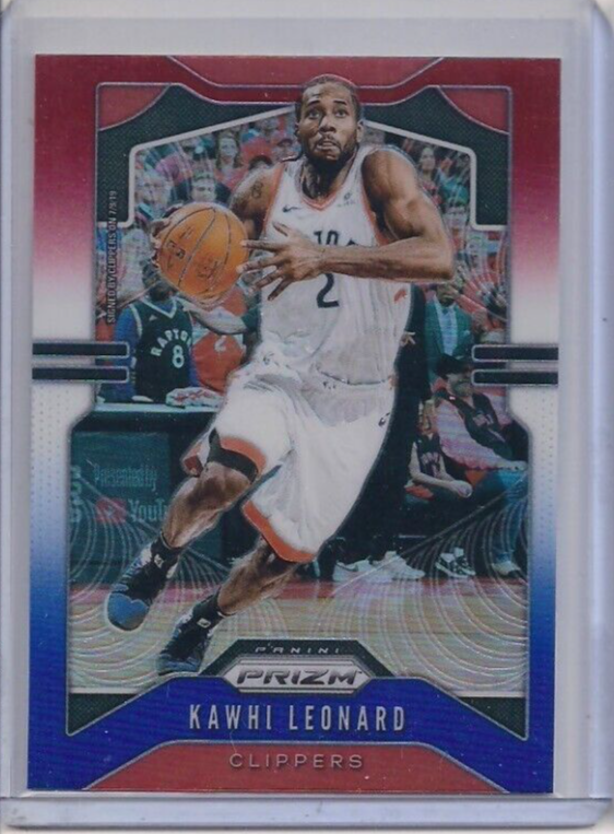 2019-20 Panini Prizm Red White Blue Prizm Kawhi Leonard | eBay